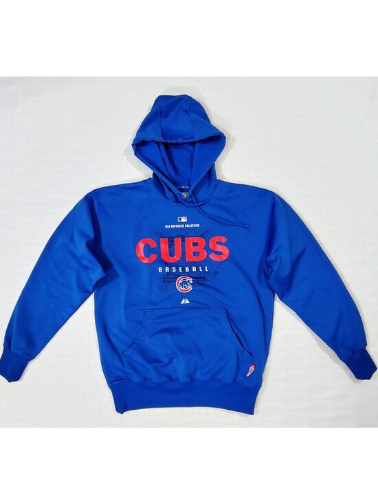 Majestic Other - Chicago Cubs MLB Hoodie Sweatshirt Size M Majestic Therma Base Authentic Blue